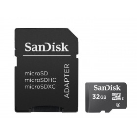 Card de Memorie MicroSDHC SanDisk 32GB, Adaptor SD, Class 4