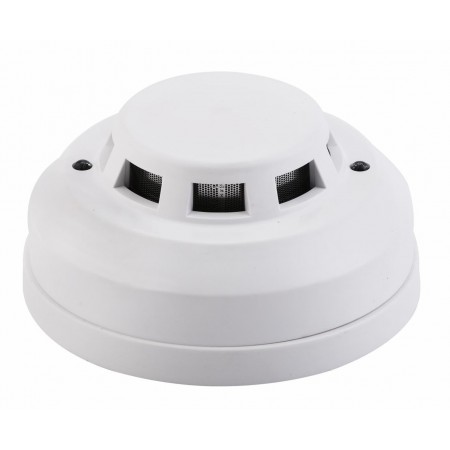 Detector de fum fotoelectric pe 4 fire, ND-M532 Auto reset Alimentare12V Curent alarma 10mA Curent in stand by 2mA Iesire releu 