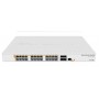 Mikrotik 24Port, 4 SFP, POE swirtch CRS328-24P-4S+RM, CPU: 800 MHz, Ram: 512Mb, 16Mb Flash, 24 x 10/100/1000, 4 x SFP, 2 x venti