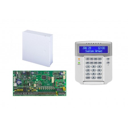 Centrala Paradox SP6000 8 intrări de zonă sau 16 cu ATZ, extensibila la 32 zone extensibilă la 16 ieşiri PGM – (2 pe placă) trig
