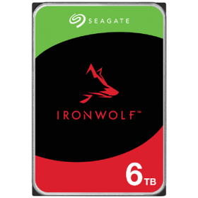 HDD NAS SEAGATE IronWolf 6TB CMR, 3.5'', 256MB, 5400RPM, RV Sensors, SATA, Rescue Data Recovery Services 3 ani, TBW: 180