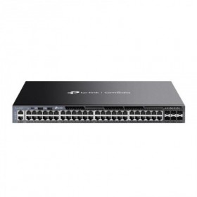 "Omada 48-Port Gigabit Stackable L3 Managed Switch with 6 10GE SFP+ Slots PORT: 48× Gigabit RJ45 Ports, 6× 10G SFP+ Slots, RJ45/