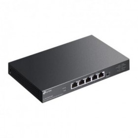 "5-Port 2.5G Desktop Switch with 4-Port PoE++ PORT: 4× 2.5G PoE++ Ports, 1x 2.5G Non-PoE Port SPEC: 802.3af/at/bt type3, 123 W P
