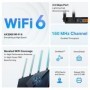 TP-Link Wireless Router, ARCHER AX55 PRO dual band AX3000 5 GHz: 2402 Mbps (802.11ax), 2.4 GHz: 574 Mbps(802.11ax), Standard and