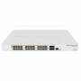 Mikrotik 24Port, 4 SFP, POE swirtch CRS328-24P-4S+RM, CPU: 800 MHz, Ram: 512Mb, 16Mb Flash, 24 x 10/100/1000, 4 x SFP, 2 x venti