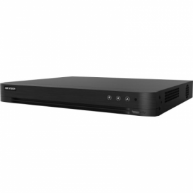 DVR Hikvision AcuSense 4 canale 5MP IDS-7204HUHI-M2/X, H.265 Pro+/H.265 Pro/H.265/H.264+/H.264 video compression, BNC interface 