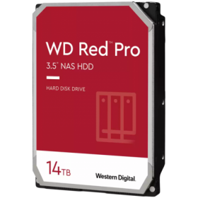 HDD NAS WD Red Pro 14TB CMR, 3.5'', 512MB, 7200 RPM, SATA, TBW: 550