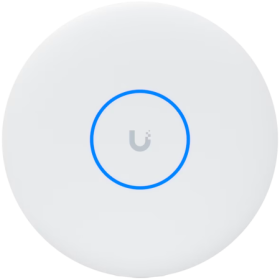 Ubiquiti U7-PRO-XGS Ceiling-mounted 8-stream WiFi 7 AP with dedicated spectral scanning radio and 10/5/2.5/1 GbE support, 160 sq
