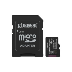 Card de Memorie MicroSDXC Kingston64GBCanvas Select PlusCu Adaptor