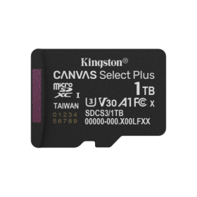 Card de Memorie MicroSDXC Kingston 1TB Canvas Select PlusFara Adaptor