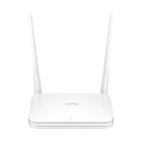 CUDY N300 Wi-Fi Router, Chipset MediaTek, 802.11b/g/n,300Mbps at 2.4GHz, 4 × 10/100Mbps Ports, 2 × 5dBi fixed antennas, WiFi rou