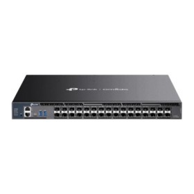 Omada 26-Port 10G Stackable L3 Managed Aggregation Switch with 6 25G Slots PORT: 26× 10G SFP+ Slots, 6× 25G SFP28 Slots, RJ45/Ty
