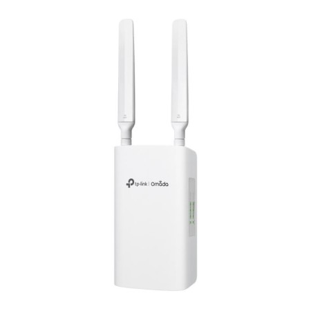 Omada 4G+Cat6 AX3000 Outdoor/Indoor Gateway PORT: 3× Gigabit WAN/LAN Port, 1 Nano SIM slot(4G+ Cat6) SPEC: 802.3bt/at/af，1 Ports