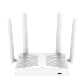 CUDY AC1200 Gigabit Wi-Fi Mesh Router with USB, Chipset MediaTek, 5 × 10/100/1000Mbps RJ45 Ports, 4 x 5dBi fixed antennas, 1 USB