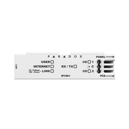Modul internet Paradox IP150+MQ pentru centrale EVO, Spectra SP, MG5000/5050/5075 Suport catre statiile centrale IPR512 si IPRS-