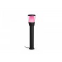 Stalp LED RGB pentru iluminat exterior WiZ Connected Elpas Bollard, 4.8W, 400 lm, lumina alba si color (2700-5000K), IP65, 52x11