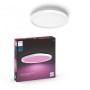 Plafoniera inteligenta LED RGB Philips Hue Surimu, Bluetooth, 40W, 2850 lm, lumina alba si color (2000-6500K), IP20, 39.5cm, Alu