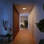 Panou LED Philips Hue Aurelle SQ, Bluetooth, 39W, 3750 lm, lumina alba (2200-6500K), IP20, 60cm, Aluminiu, Negru, Intrerupator c