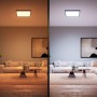 Panou LED Philips Hue Aurelle SQ, Bluetooth, 39W, 3750 lm, lumina alba (2200-6500K), IP20, 60cm, Aluminiu, Negru, Intrerupator c
