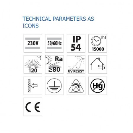 Aplica LED Vivalux SQUARE STARK, 6W, 180 lm, lumina neutra (4000K), 120°, IP54, 100x100x100mm, 15000h, aluminiu, -25÷+40°C, Negr