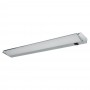 Aplica LED liniara Vivalux JAZZ, 10W, 700 lm, lumina neutra (4000K), 110°, IP20, 580x78x30mm, 30000h, Argintiu