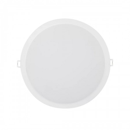 Spot LED incastrat Ledvance DN215, 24W, 220-240V, 2400 lm, lumina neutra (4000K), IP44/IK03, 215x42mm, policarbonat, Alb