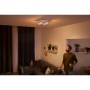 Spot LED Cvadruplu Philips Hue Buckram, Bluetooth, 4xGU10, 4x5W, 1400 lm, lumina alba (2200-6500K), IP20, 24x24x10.3cm, Metal, A