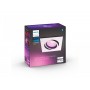 Spot LED RGB incastrat Philips Hue Centura, Bluetooth, GU10, 5.7W, 350 lm, lumina alba si color (2000-6500K), IP20, 9cm, Alb