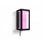 Aplica LED RGB pentru exterior Philips Hue Impress, 8W (49W), 1200 lm, lumina alba si color (2000-6500K), IP44, 141x120x240mm, N