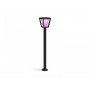 Stalp tip felinar LED RGB pentru exterior Philips Hue Econic, 15W (79W), 1150 lm, lumina alba si color (2000-6500K), IP44, 1000x